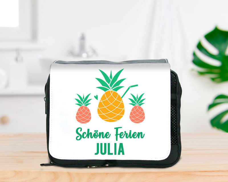 Kulturbeutel - Sommer-Kollektion Ananas