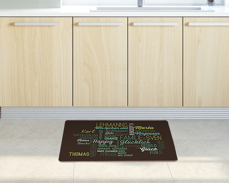 Bild 1 des Produkts Personalisierte Fußmatte - Familie anzeigen