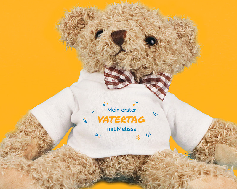 Personalisierbarer Teddybär - Mein erster Vatertag