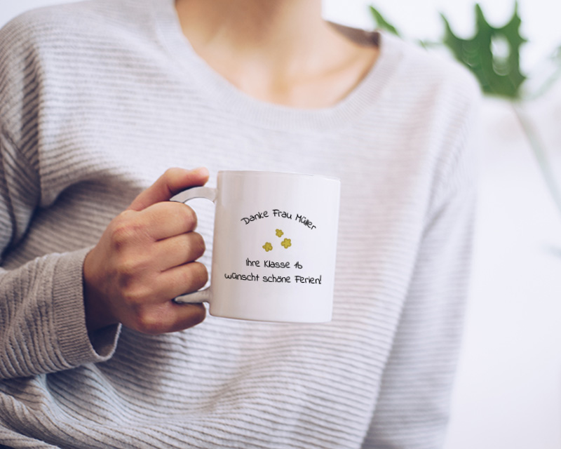 Personalisierte Tasse - Danke