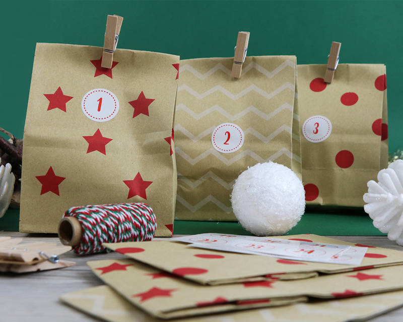 Adventskalender DIY-Set - zum Selberbasteln