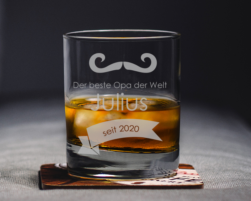 Personalisierbares Whiskyglas - Der Beste Opa