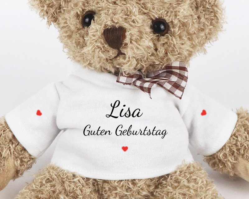 Bild 4 des Produkts Personalisierbarer Teddybär - Liebesbotschaft anzeigen