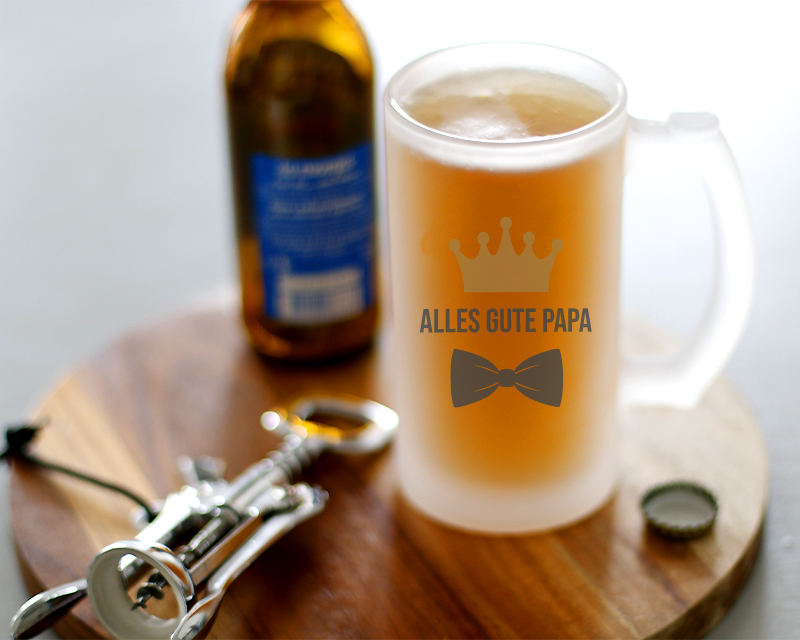 Personalisierbarer Bierkrug - Papa Royal