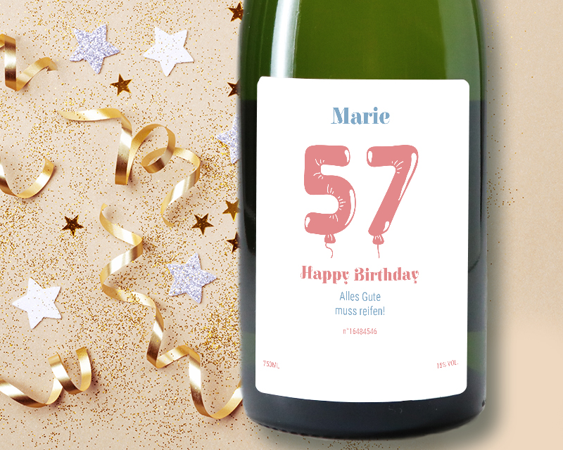 Bild 1 des Produkts Champagner - Kollektion Geburtstags-Luftballons für Frauen anzeigen