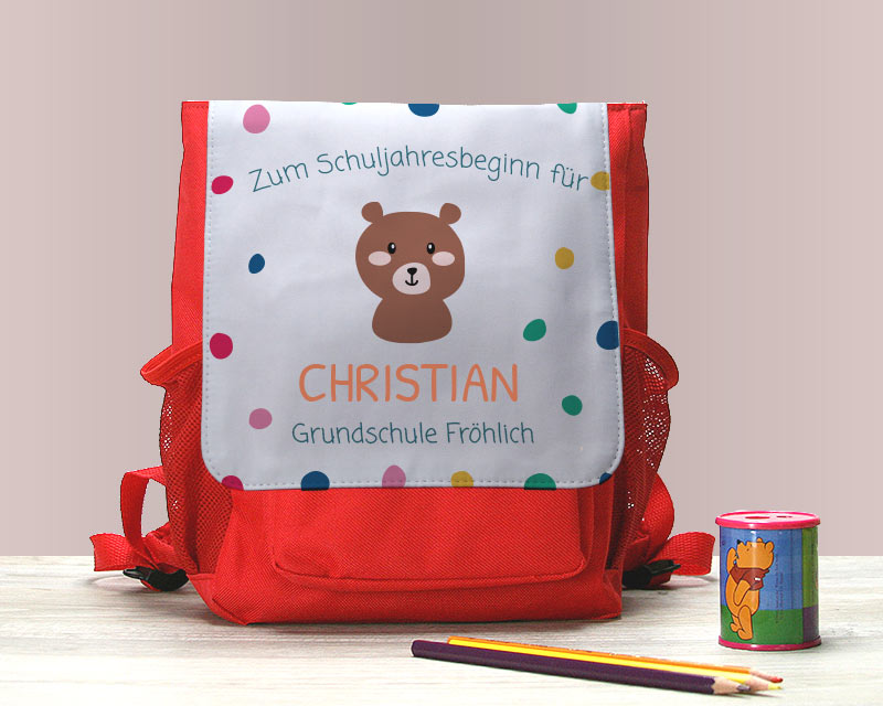 Bild 2 des Produkts Personalisierbarer Rucksack für Kinder - Kollektion Tiere anzeigen