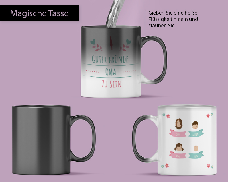 Personalisierte Tasse - Die guten Gründe - Family Circus