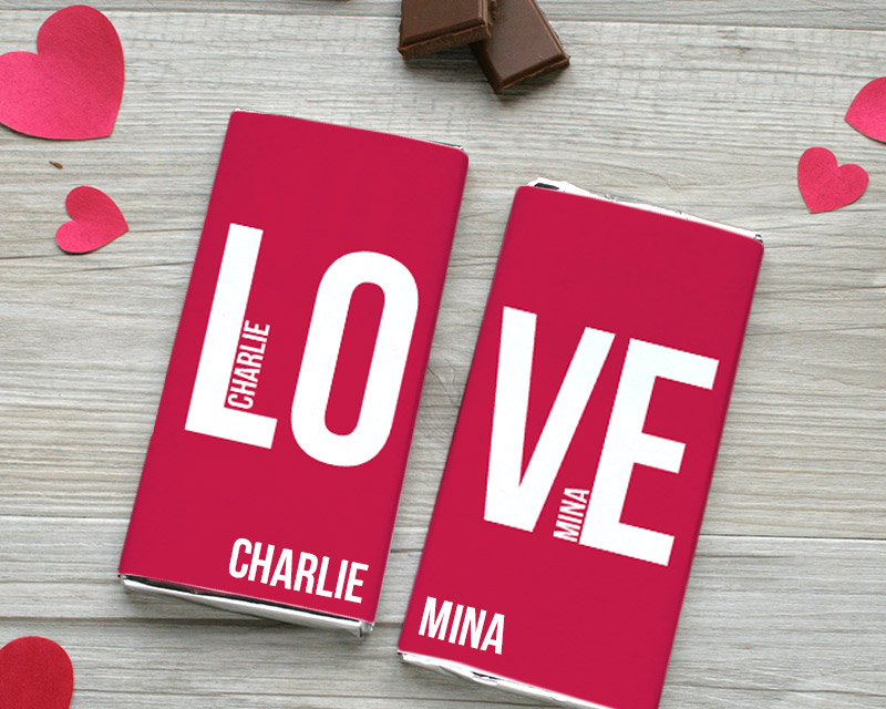Tafel Schokolade Duo LOVE