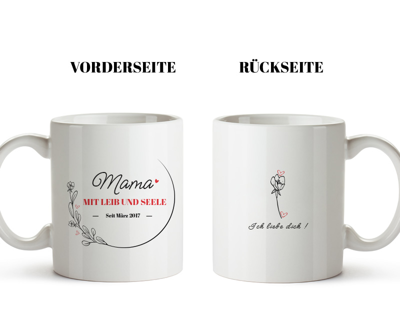 Personalisierte Tasse - Mama seit...