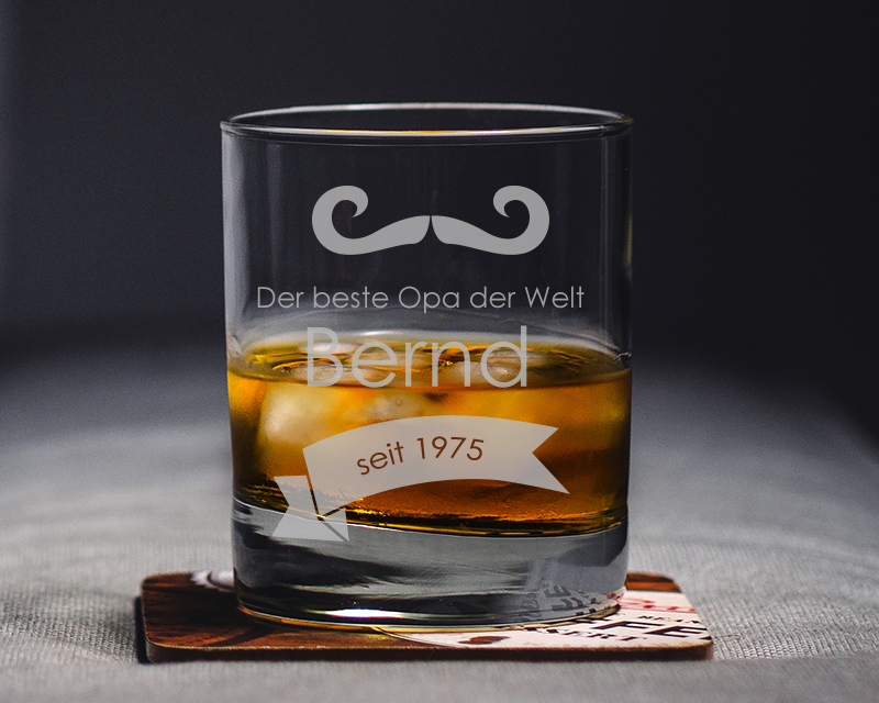 Personalisierbares Whiskyglas - Der Beste Opa