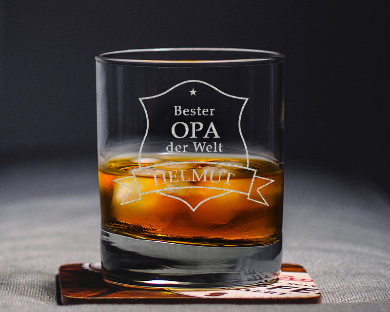 Bild 2 des Produkts Personalisierbares Whiskyglas - Der Beste der Welt anzeigen