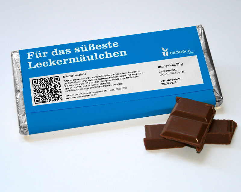 Bild 4 des Produkts Tafel Schokolade Geburtstag blau anzeigen