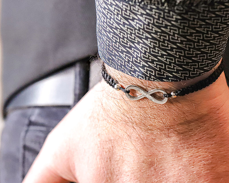 Infinity Armband für Männer - Vorname