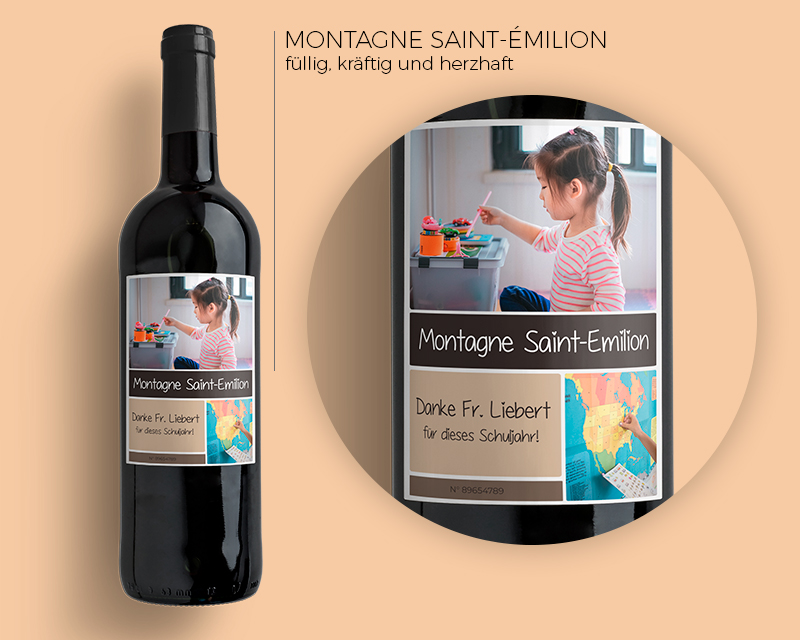 Bild 2 des Produkts Bordeaux Weinflaschen Eleganz 2 Fotos anzeigen