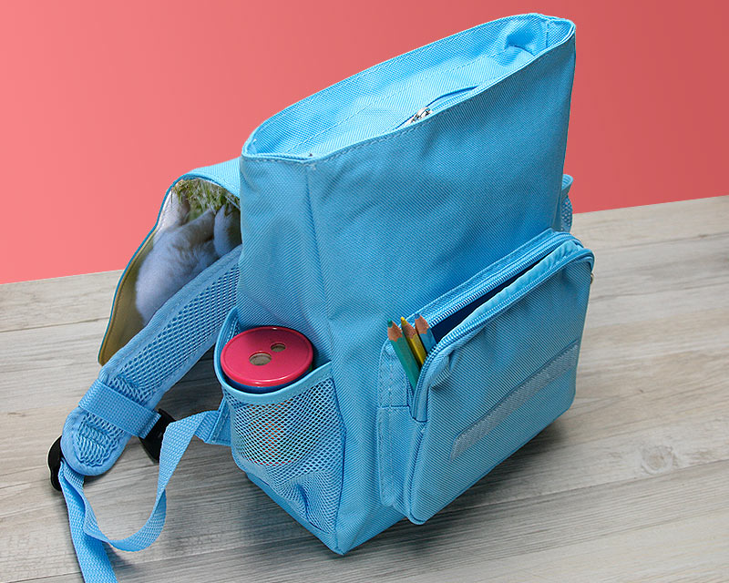 Rucksack blau Foto