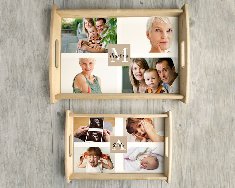 Foto-Tablett Familie