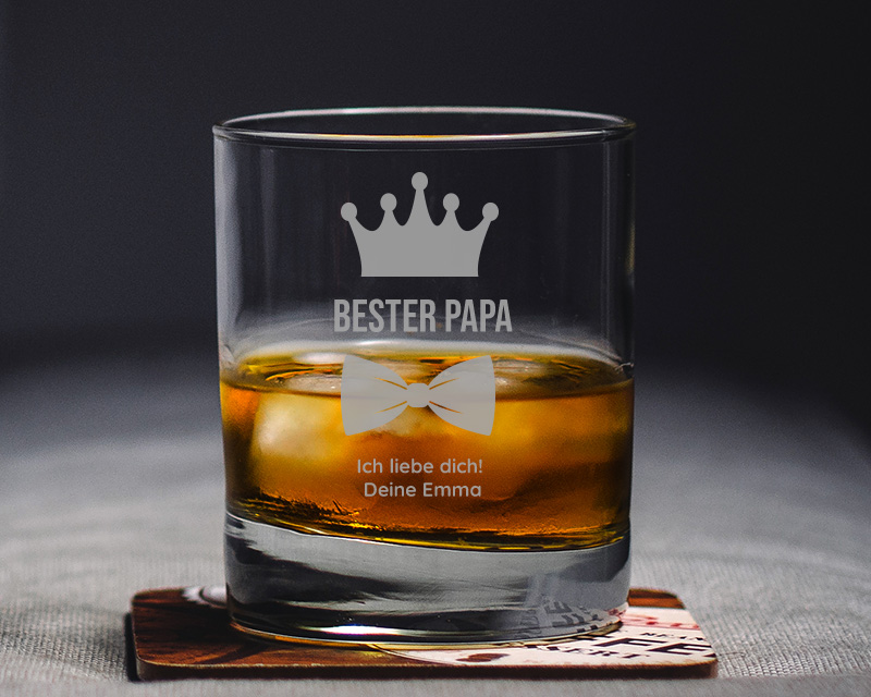 Personalisiertes Whiskyglas - Papa Royal