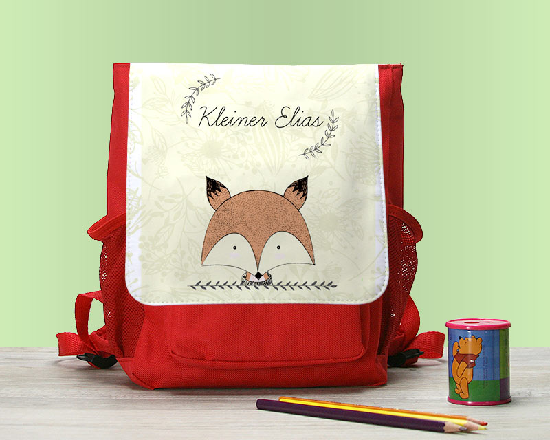 Bild 2 des Produkts Personalisierbarer Rucksack für Kinder - Fuchs anzeigen