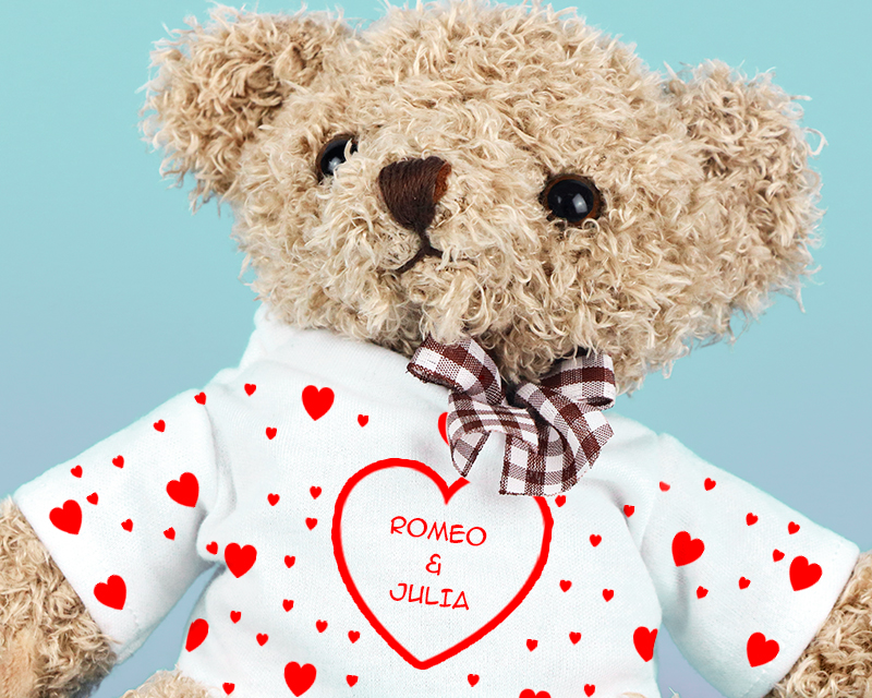 Bild 2 des Produkts Teddybär kleines rotes Herz anzeigen