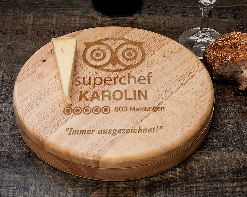Bild 3 des Produkts Käsebrett mit Käsemessern - Sterneküche anzeigen