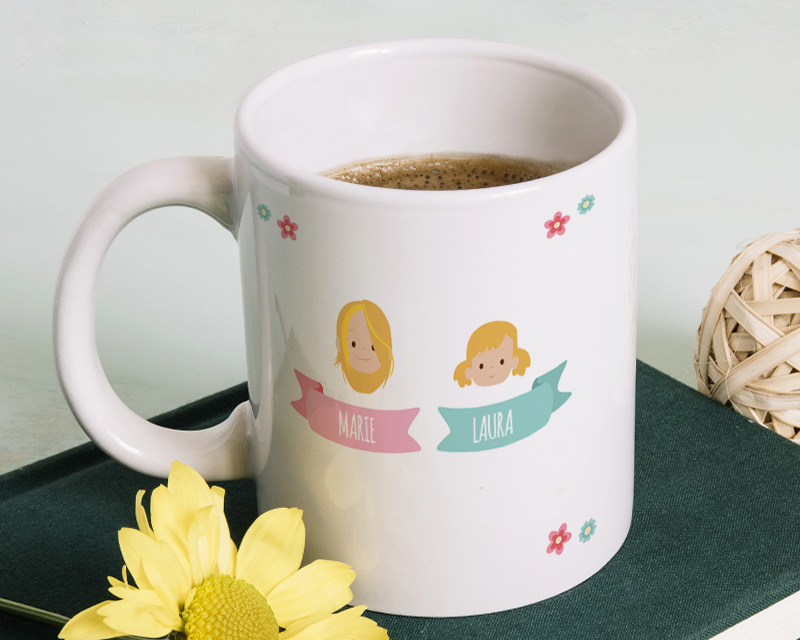 Personalisierte Tasse - Die guten Gründe - Family Circus