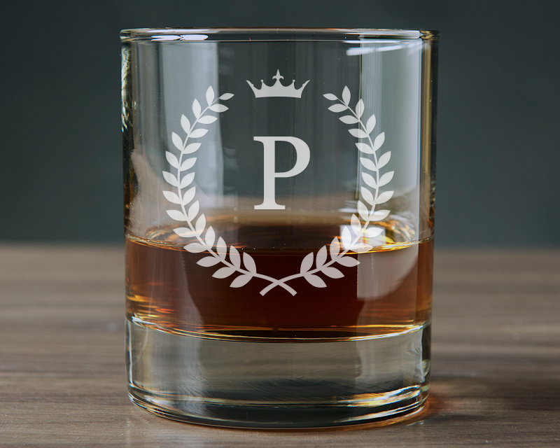Bild 2 des Produkts Personalisierbares Whiskyglas - Monogramm Royal anzeigen