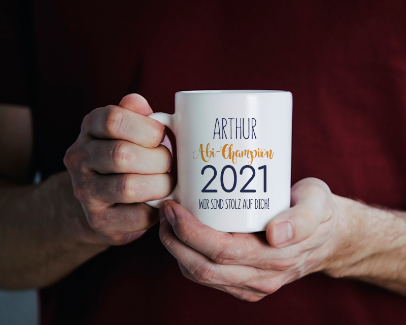 Personalisierte Tasse - Absolvent(in)