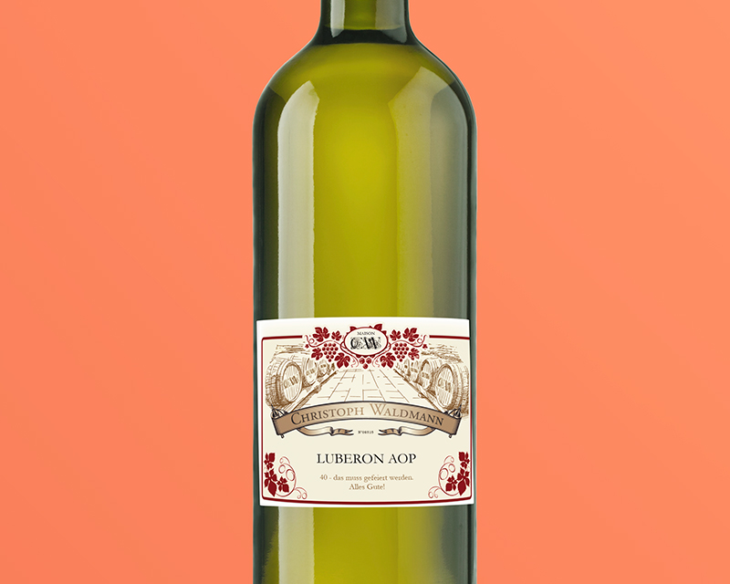 Flasche Weißwein AOP Luberon - Klassisch