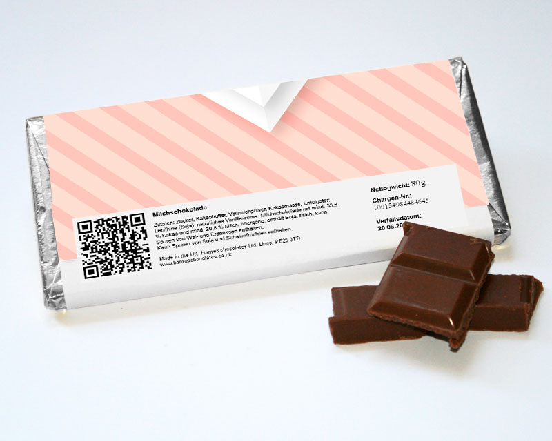 Bild 3 des Produkts Personalisierbare Tafel Schokolade - Herzens anzeigen