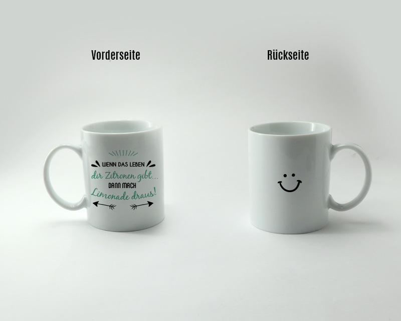 Personalisierte Tasse - Positive Botschaft