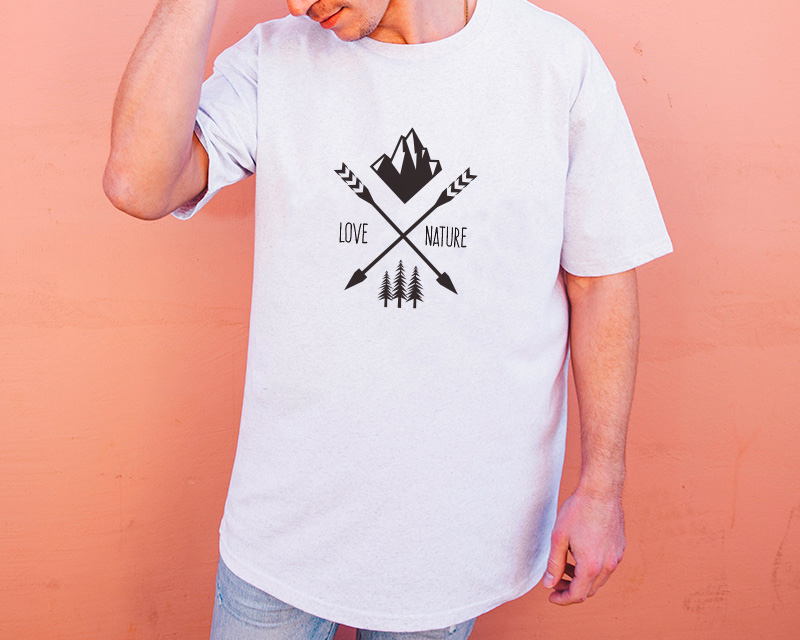 Personalisierbares T-Shirt für Männer weiß - Abenteuer