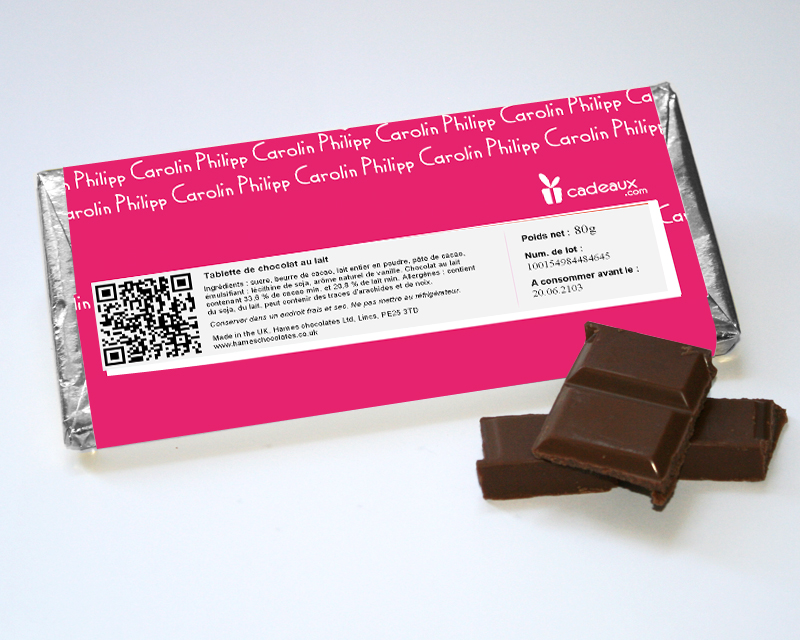 Bild 2 des Produkts Tafel Schokolade - Diverse Namen anzeigen