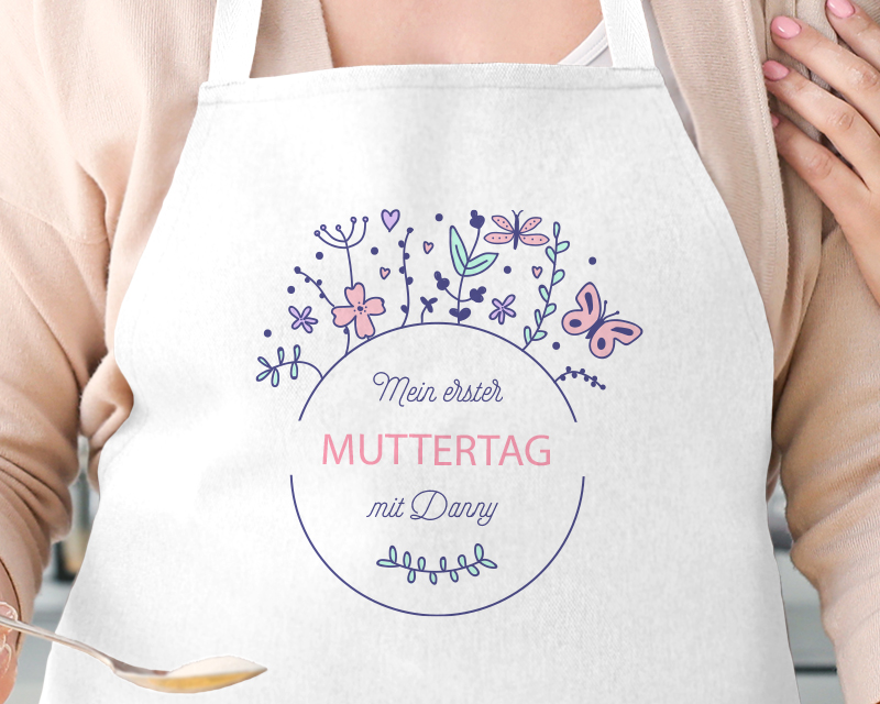 Personalisierte Kochschürze - Kollektion Erster Muttertag