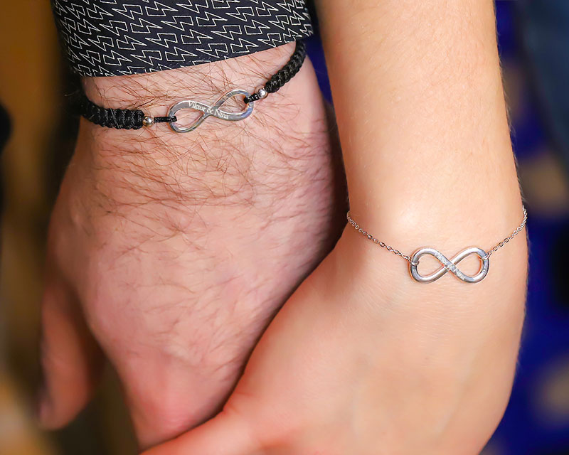 Infinity Armband für Männer - Vorname