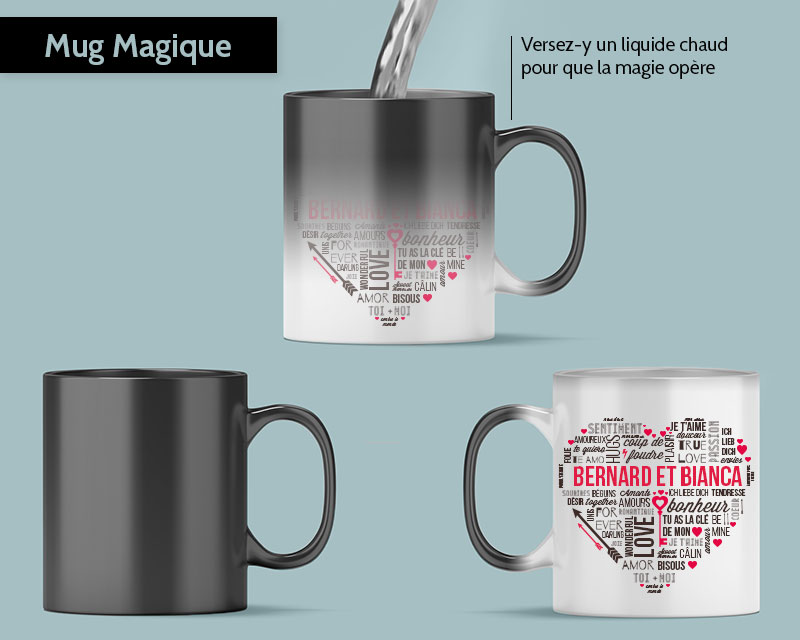 Personalisierte Tasse - Liebesbotschaft