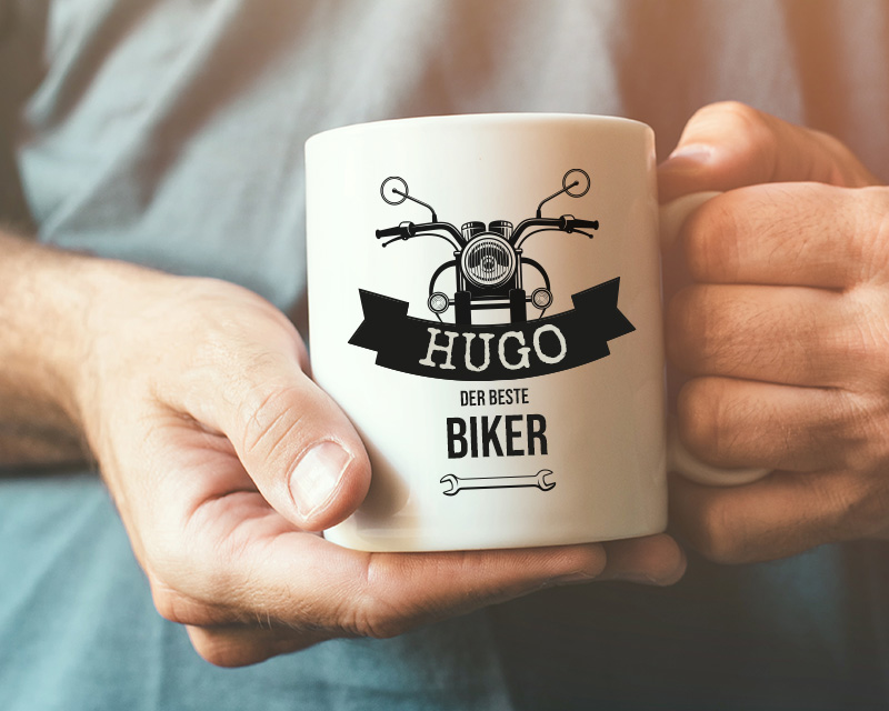 Personalisierte Tasse - Bester Biker