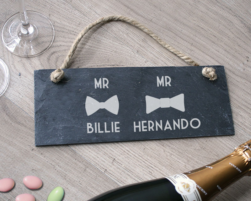 Personalisiertes Türschild - Mr & Mr