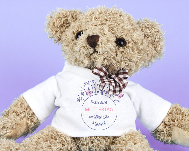 Personalisierbarer Teddybär - Kollektion Erster Muttertag