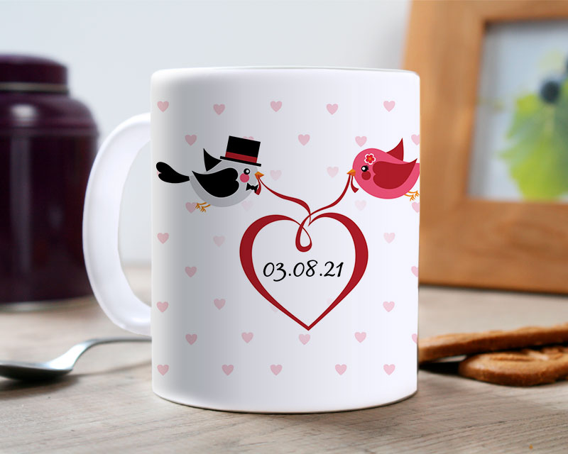 Bild 2 des Produkts Personalisierte Tasse - Hochzeit anzeigen
